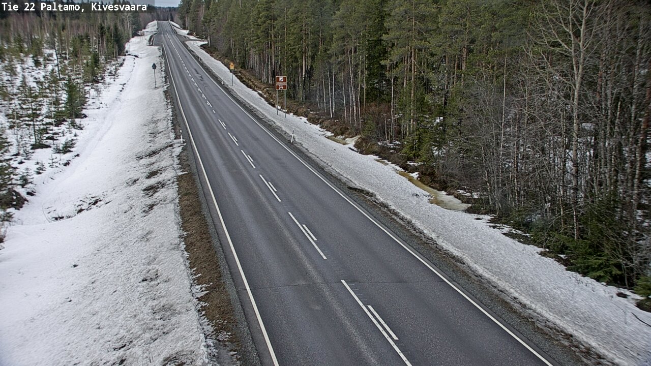 Kelikamerat Kuva Tie 22 Paltamo, Kivesvaara, Paltamo, Kainuu