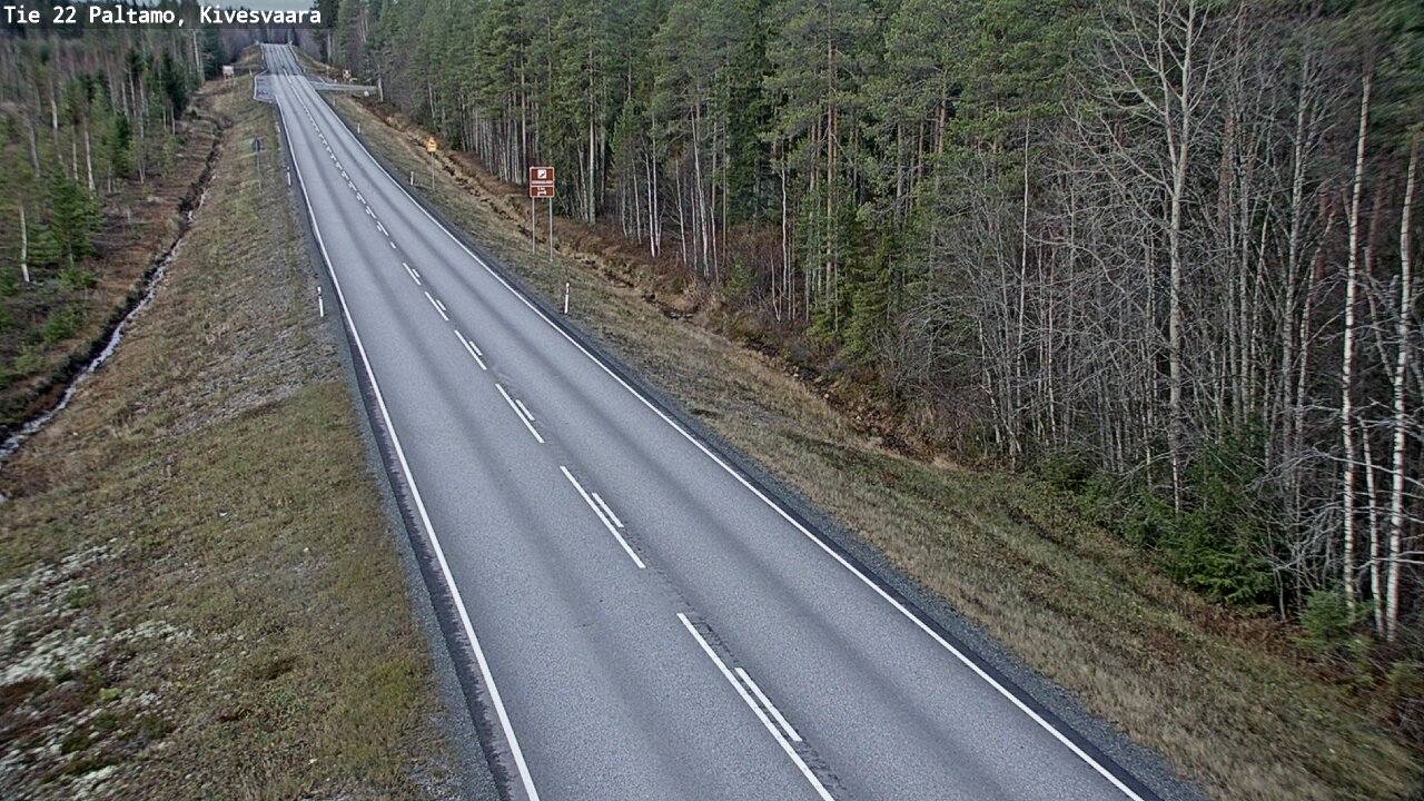 Kelikamerat Kuva Tie 22 Paltamo, Kivesvaara, Paltamo, Kainuu