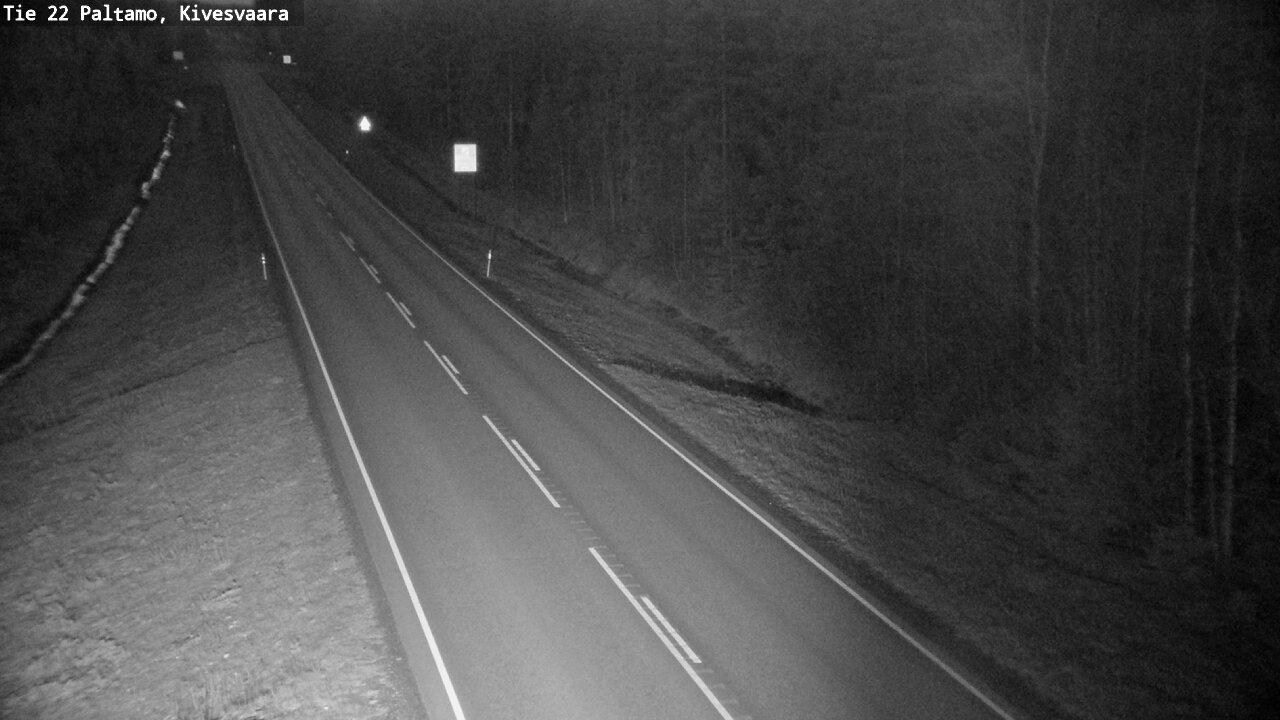 Weather Camera Image Road 22 Paltamo, Kivesvaara, Paltamo, Kainuu
