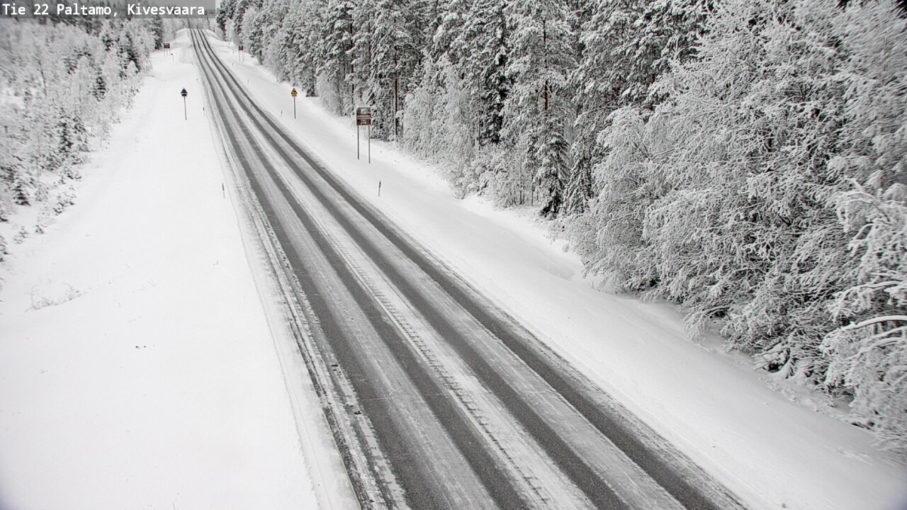 Weather Camera Image Road 22 Paltamo, Kivesvaara, Paltamo, Kainuu