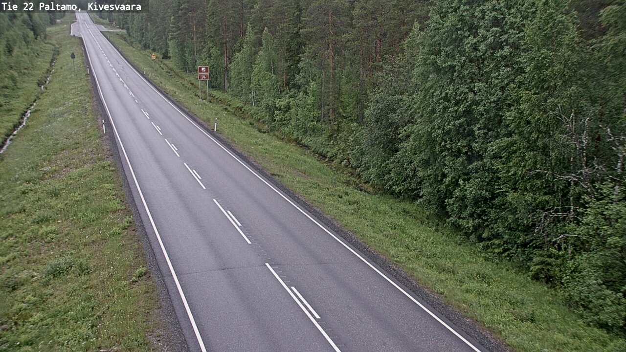 Kelikamerat Kuva Tie 22 Paltamo, Kivesvaara, Paltamo, Kainuu