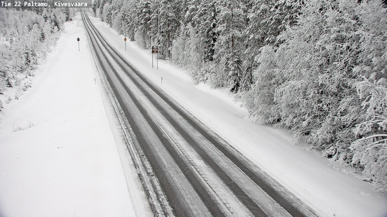 Weather Camera Image Road 22 Paltamo, Kivesvaara, Paltamo, Kainuu