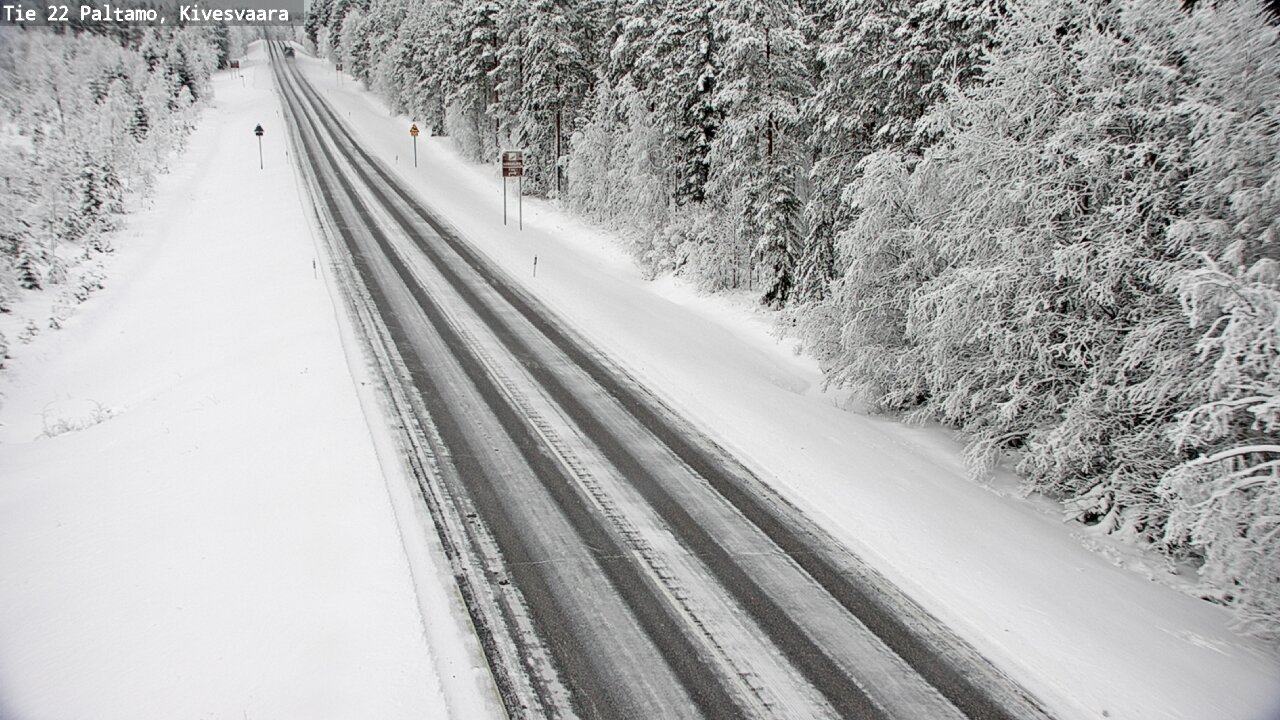 Weather Camera Image Road 22 Paltamo, Kivesvaara, Paltamo, Kainuu