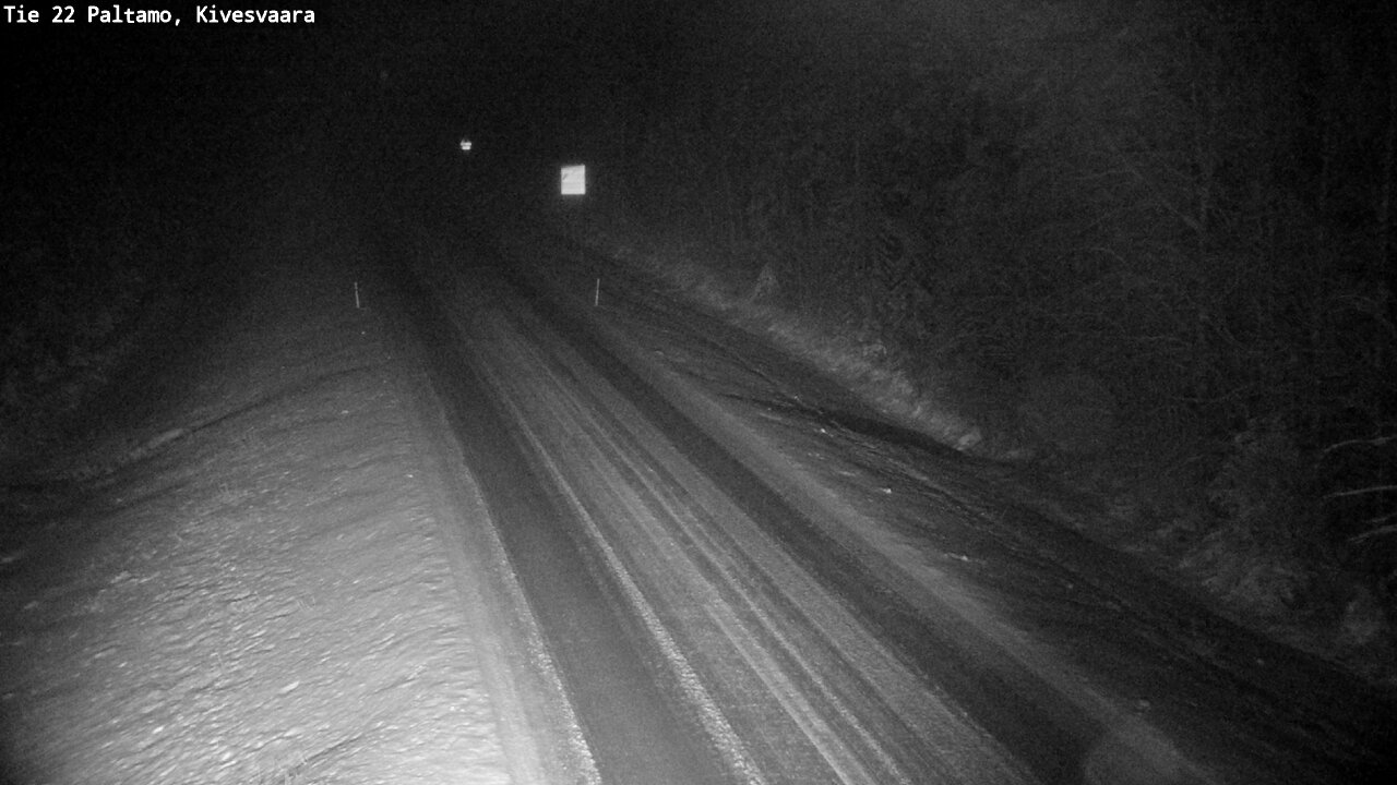 Weather Camera Image Väg 22 Paltamo, Kivesvaara, Paltamo, Kainuu