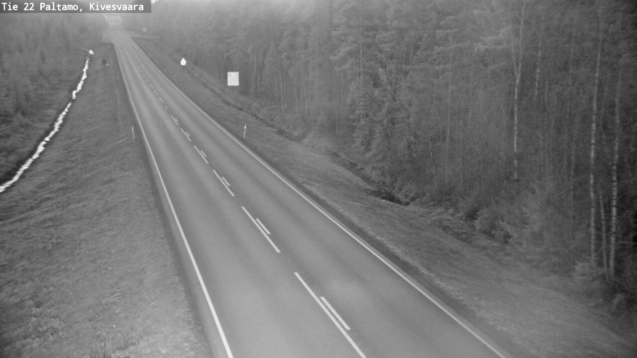 Weather Camera Image Road 22 Paltamo, Kivesvaara, Paltamo, Kainuu