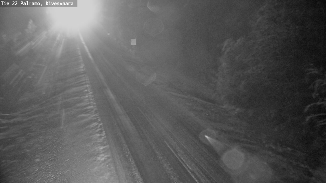 Weather Camera Image Väg 22 Paltamo, Kivesvaara, Paltamo, Kainuu