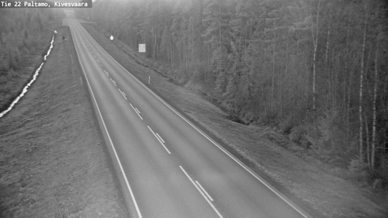 Weather Camera Image Road 22 Paltamo, Kivesvaara, Paltamo, Kainuu