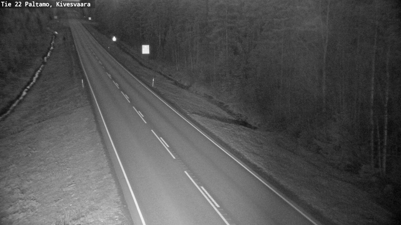 Weather Camera Image Road 22 Paltamo, Kivesvaara, Paltamo, Kainuu
