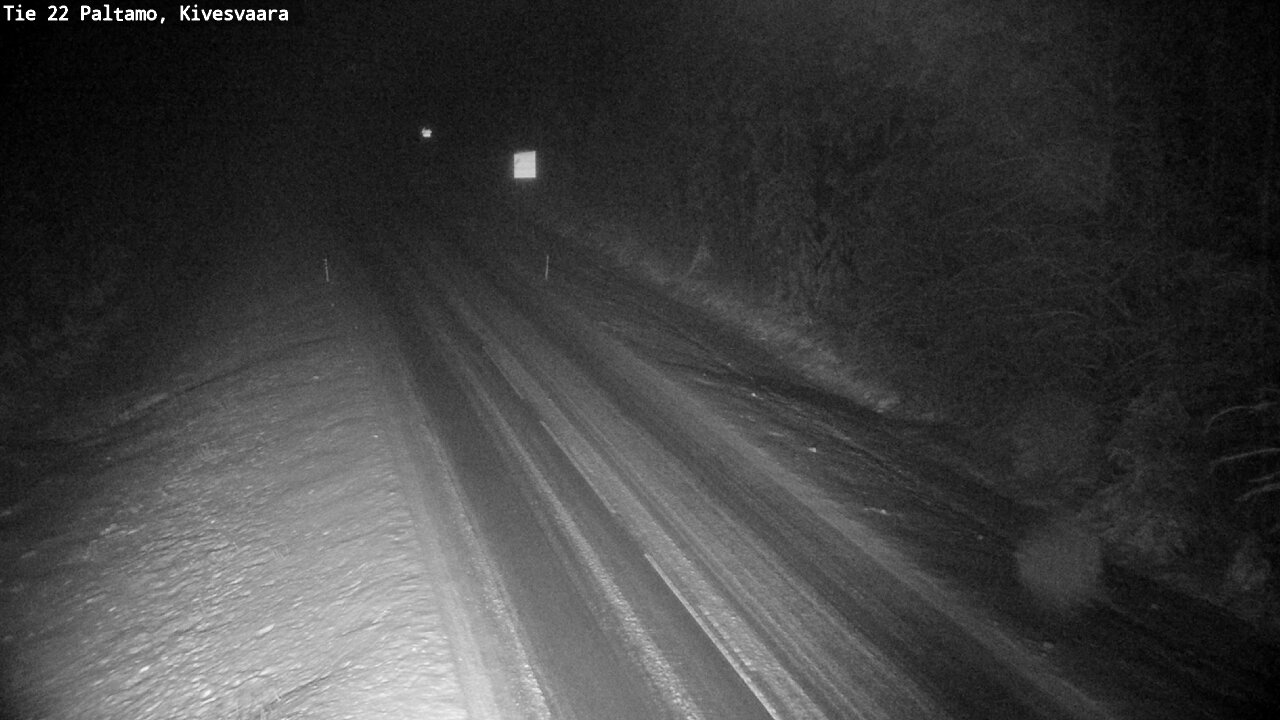 Weather Camera Image Väg 22 Paltamo, Kivesvaara, Paltamo, Kainuu