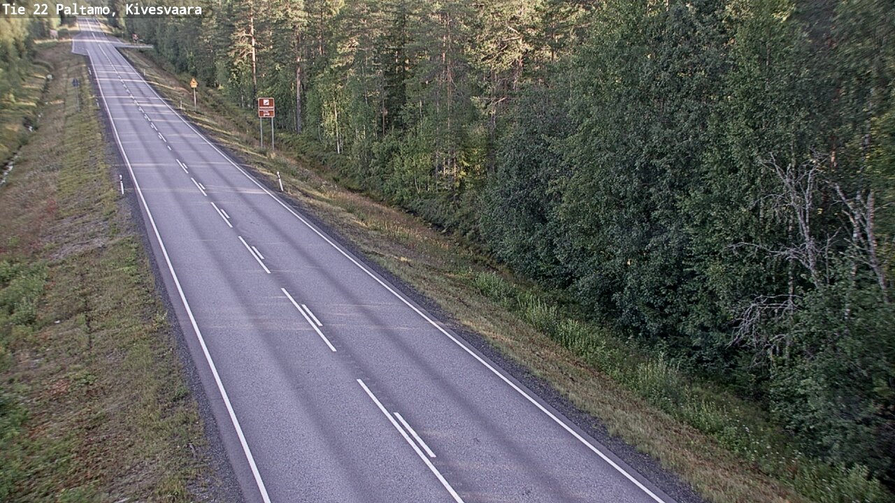 Weather Camera Image Road 22 Paltamo, Kivesvaara, Paltamo, Kainuu
