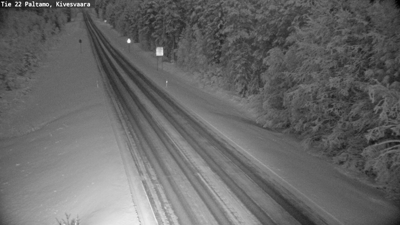 Weather Camera Image Road 22 Paltamo, Kivesvaara, Paltamo, Kainuu