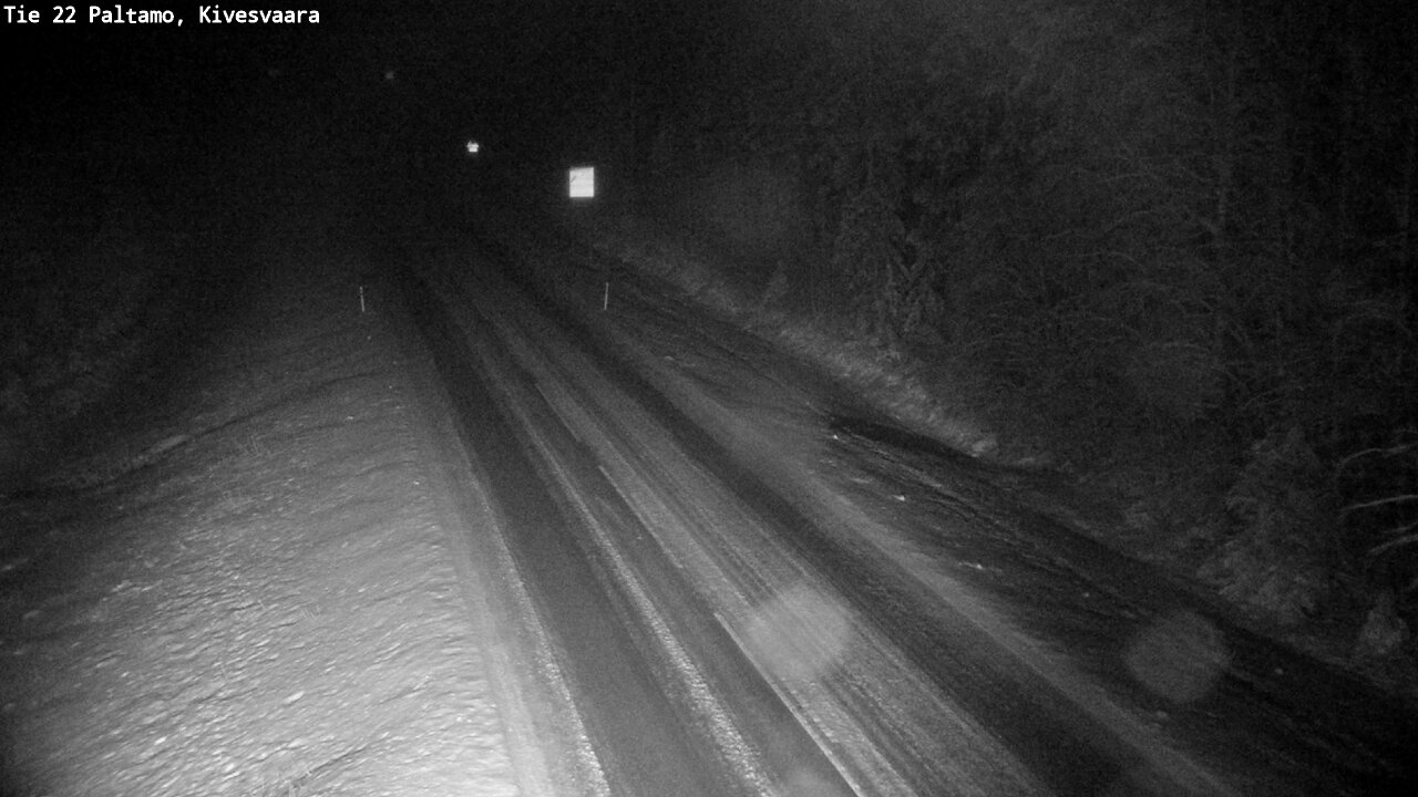Weather Camera Image Väg 22 Paltamo, Kivesvaara, Paltamo, Kainuu