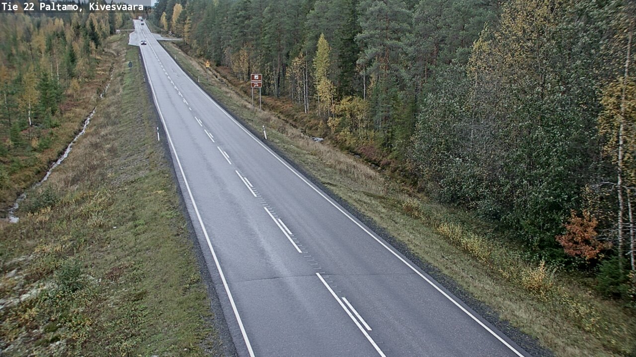 Weather Camera Image Road 22 Paltamo, Kivesvaara, Paltamo, Kainuu