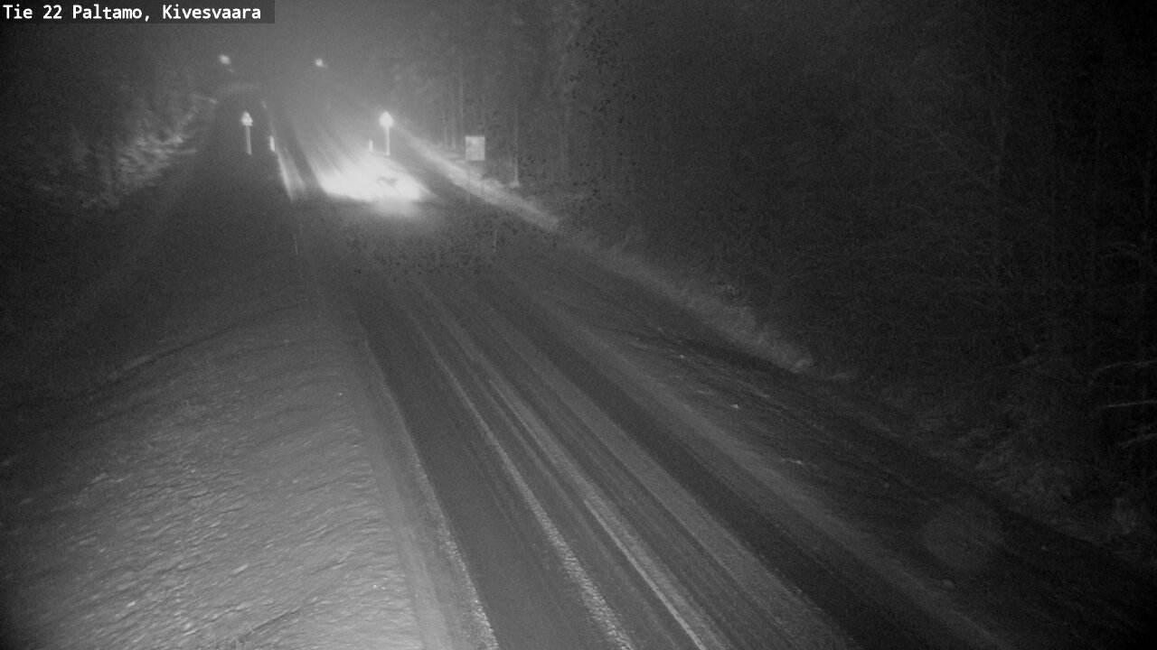Weather Camera Image Väg 22 Paltamo, Kivesvaara, Paltamo, Kainuu