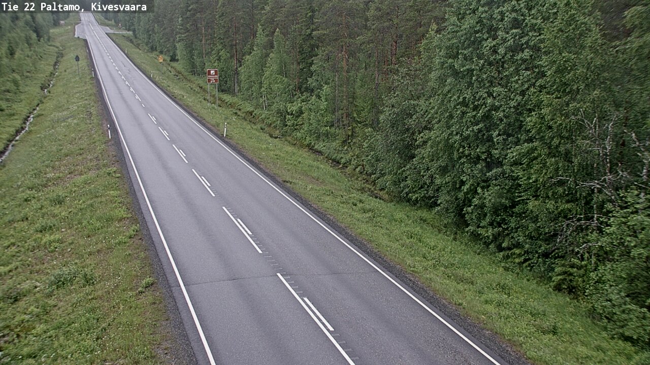Kelikamerat Kuva Tie 22 Paltamo, Kivesvaara, Paltamo, Kainuu