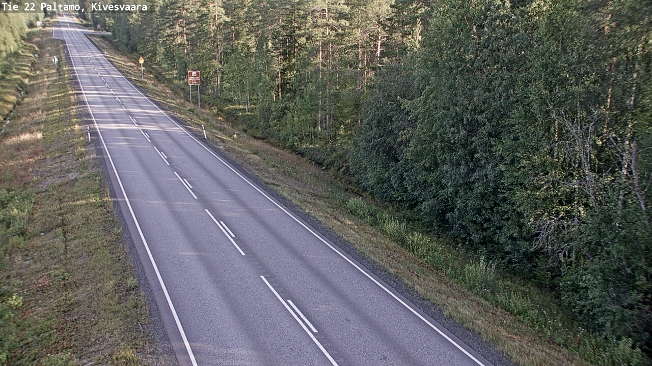 Weather Camera Image Road 22 Paltamo, Kivesvaara, Paltamo, Kainuu