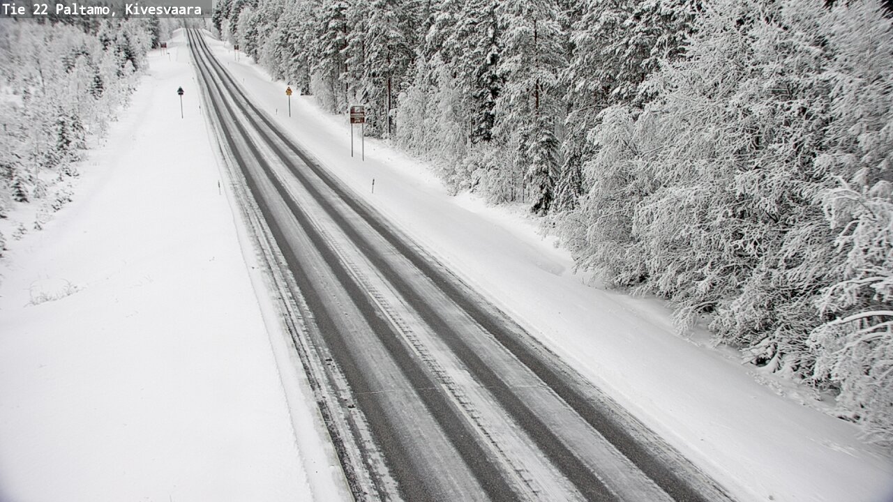 Weather Camera Image Road 22 Paltamo, Kivesvaara, Paltamo, Kainuu