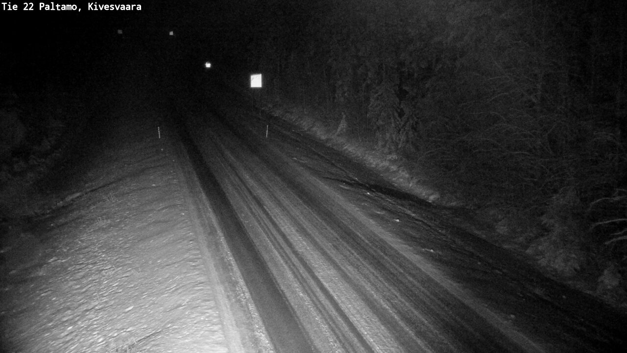 Weather Camera Image Väg 22 Paltamo, Kivesvaara, Paltamo, Kainuu