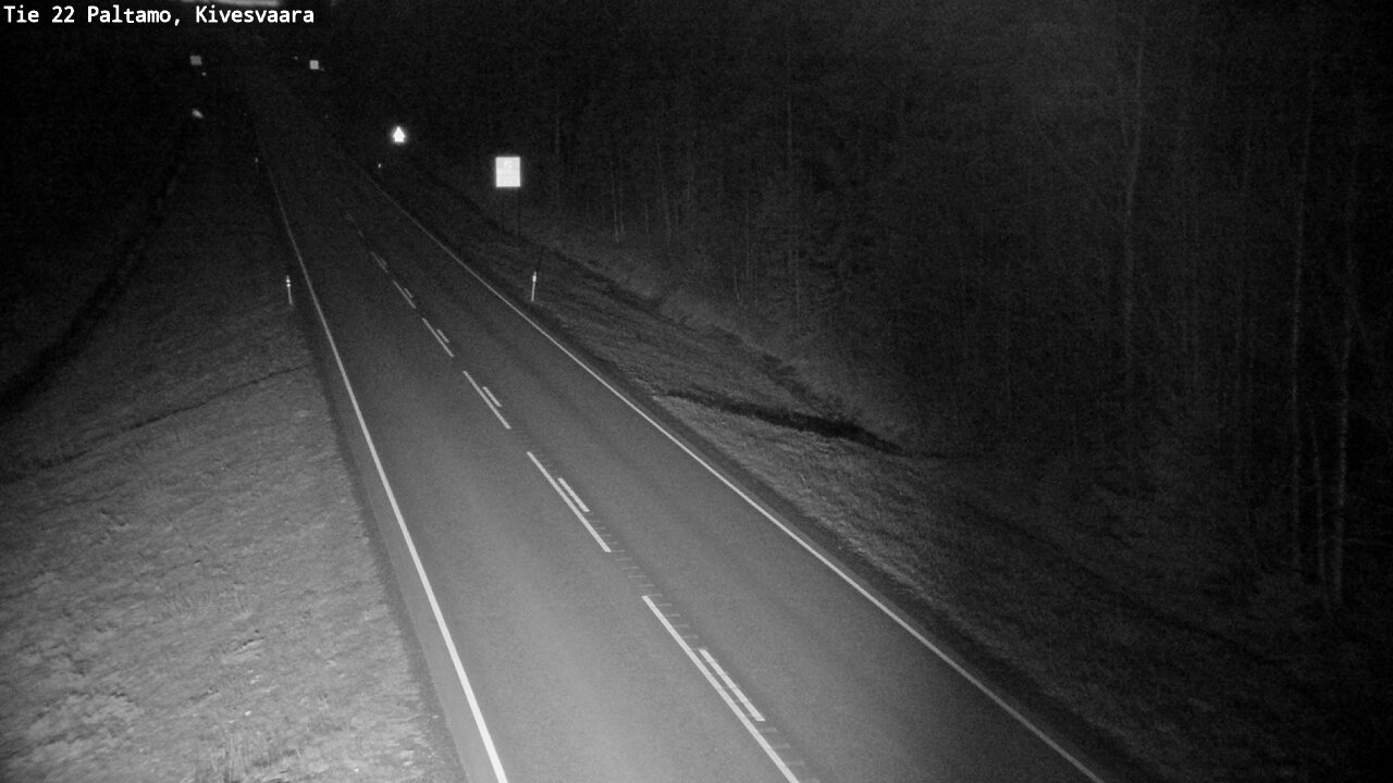Weather Camera Image Road 22 Paltamo, Kivesvaara, Paltamo, Kainuu