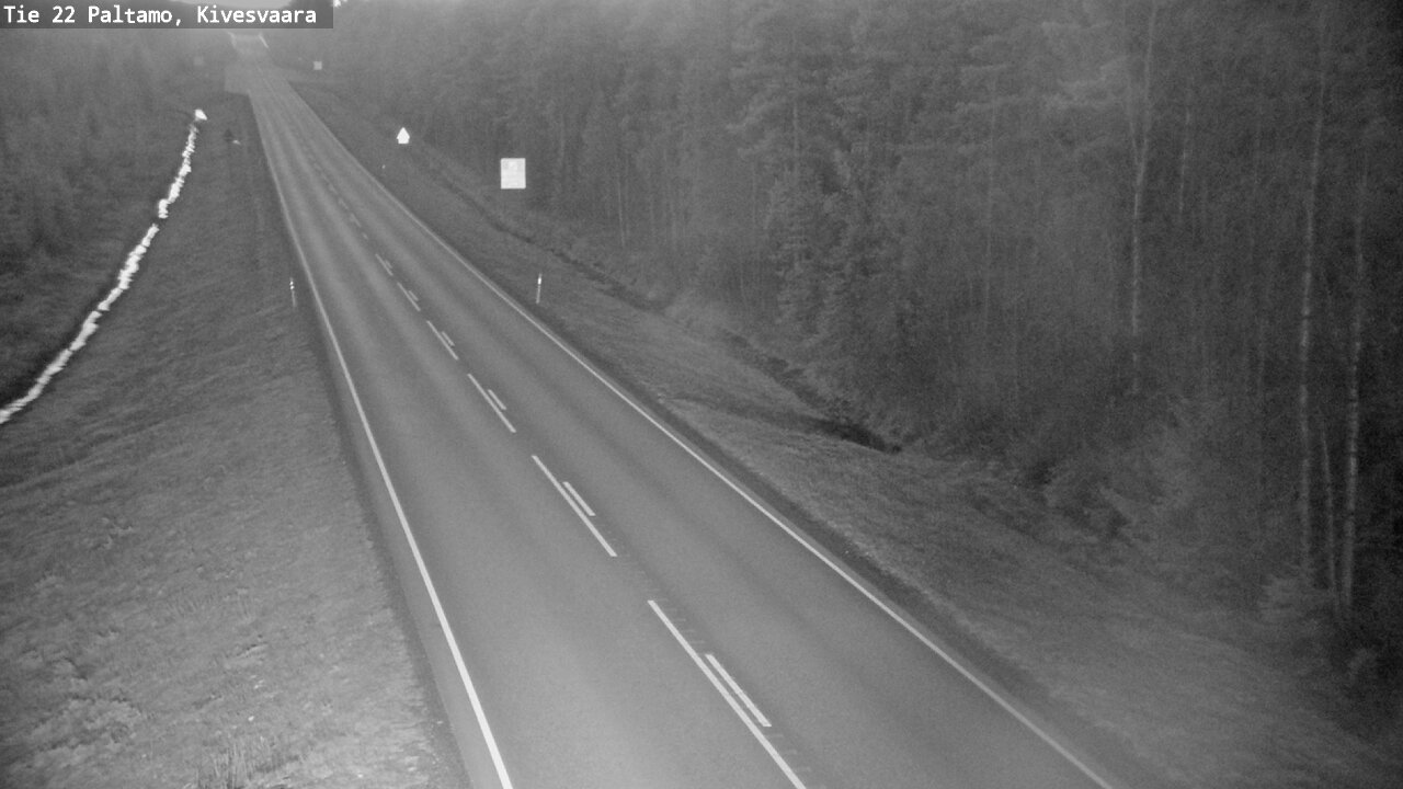 Weather Camera Image Road 22 Paltamo, Kivesvaara, Paltamo, Kainuu