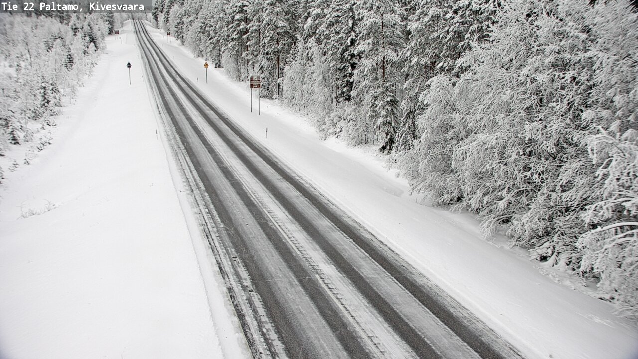 Weather Camera Image Road 22 Paltamo, Kivesvaara, Paltamo, Kainuu