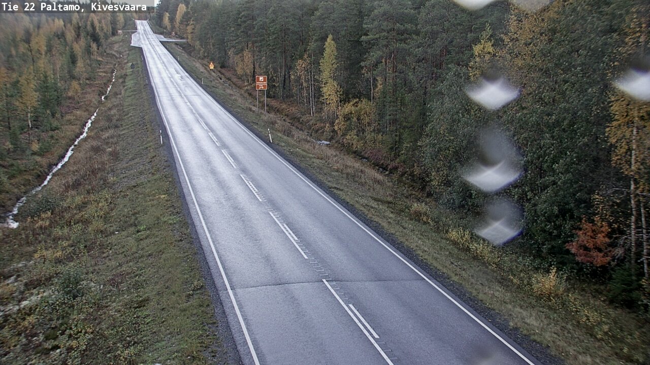 Weather Camera Image Road 22 Paltamo, Kivesvaara, Paltamo, Kainuu