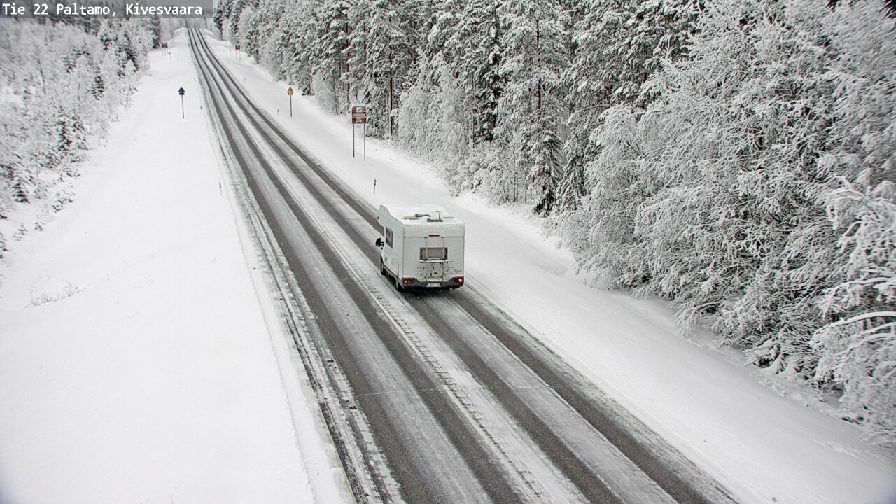 Weather Camera Image Road 22 Paltamo, Kivesvaara, Paltamo, Kainuu