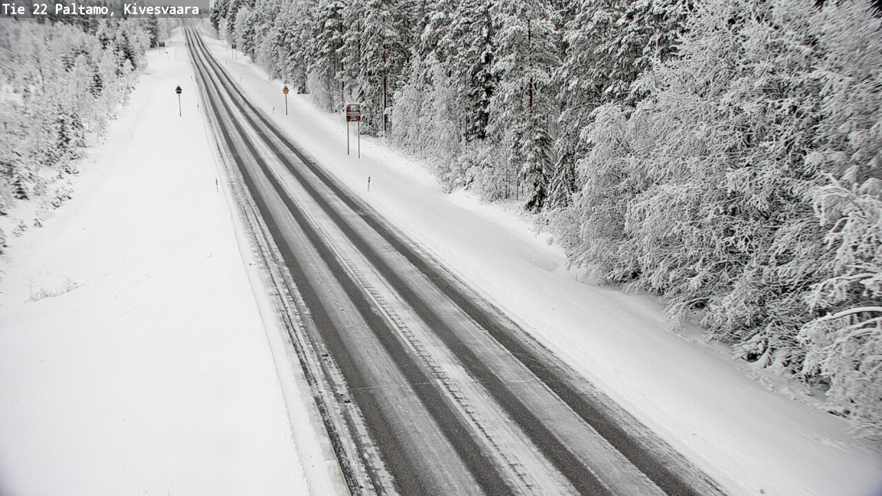 Weather Camera Image Road 22 Paltamo, Kivesvaara, Paltamo, Kainuu
