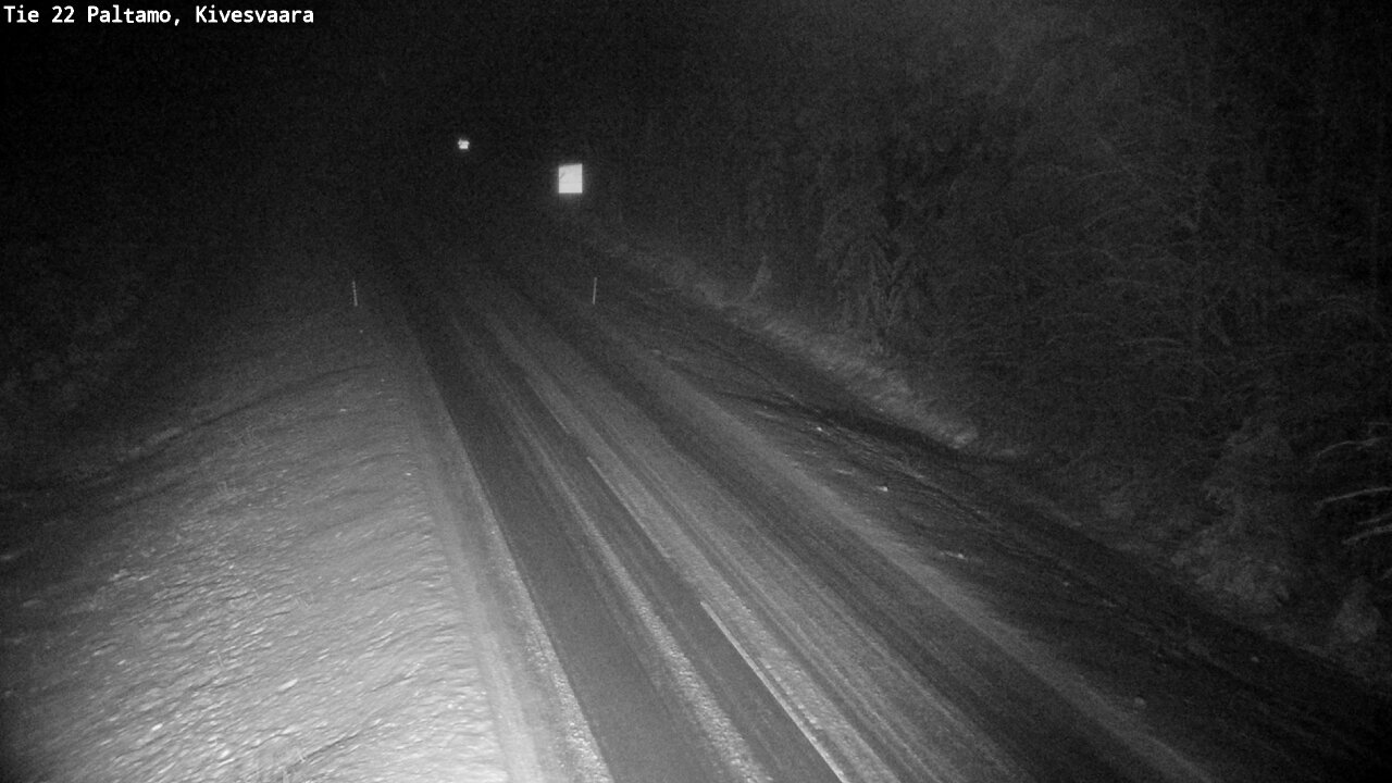 Weather Camera Image Väg 22 Paltamo, Kivesvaara, Paltamo, Kainuu