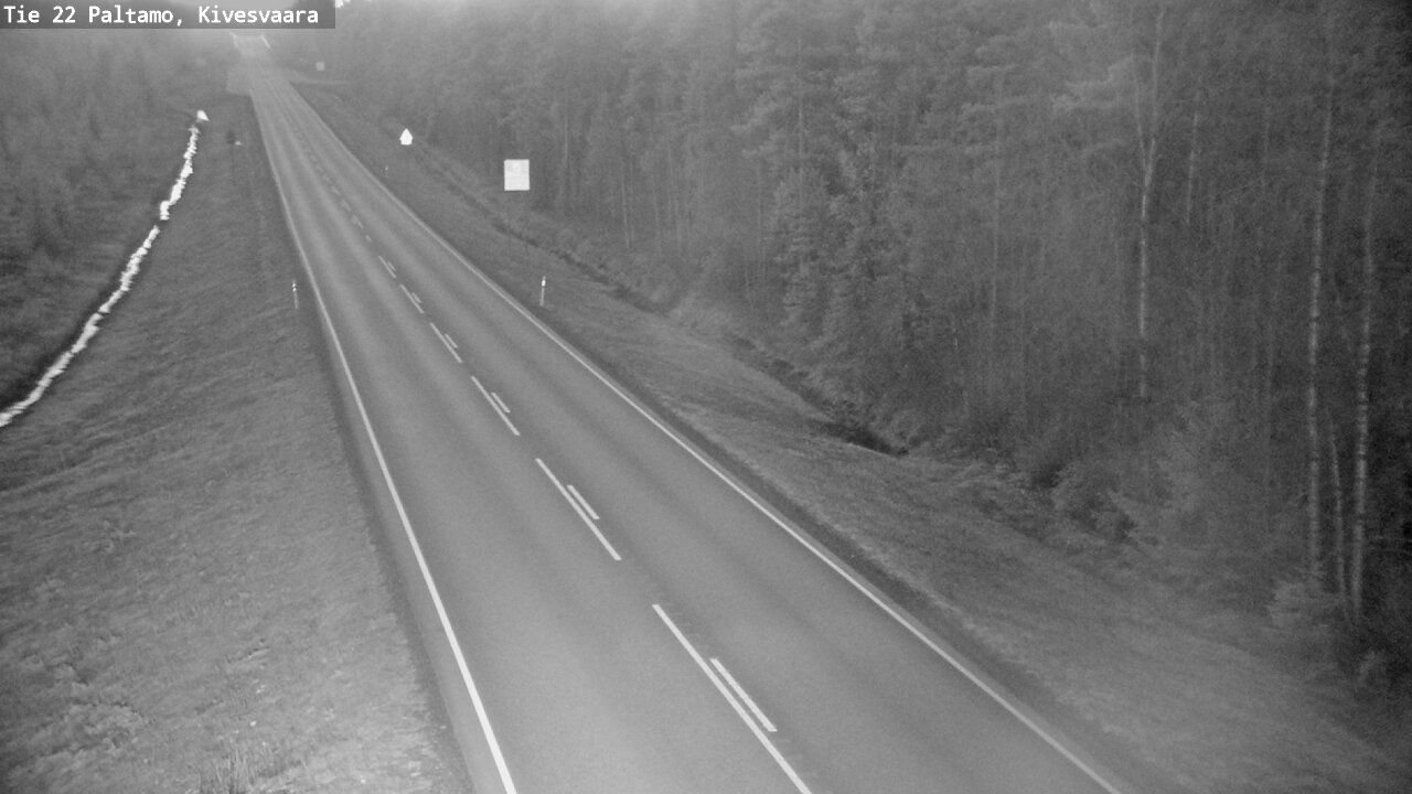 Weather Camera Image Road 22 Paltamo, Kivesvaara, Paltamo, Kainuu