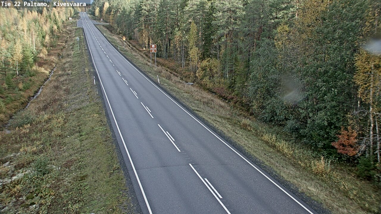 Weather Camera Image Road 22 Paltamo, Kivesvaara, Paltamo, Kainuu
