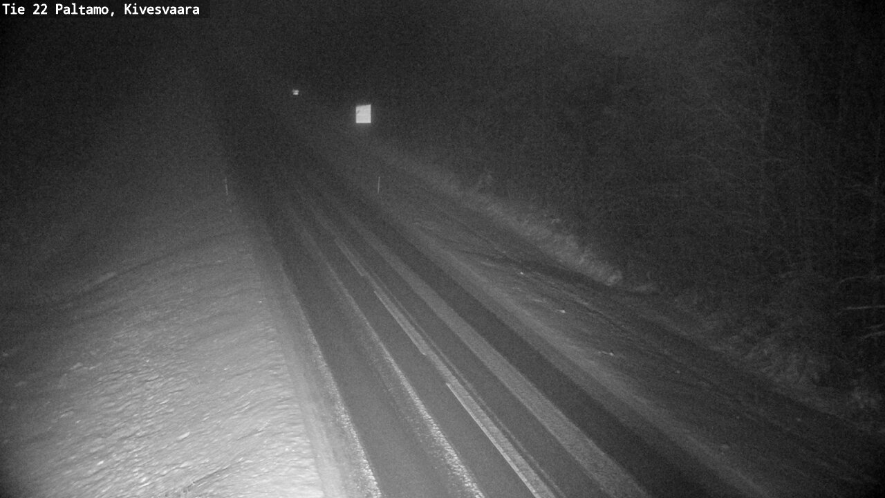 Weather Camera Image Väg 22 Paltamo, Kivesvaara, Paltamo, Kainuu