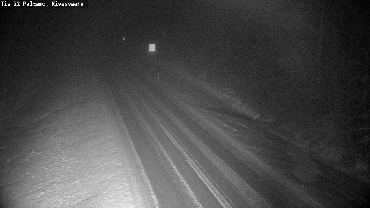 Weather Camera Image Väg 22 Paltamo, Kivesvaara, Paltamo, Kainuu