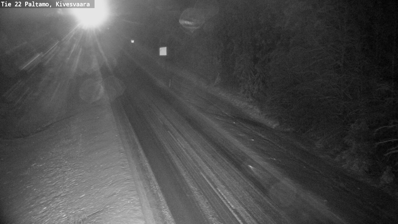 Weather Camera Image Väg 22 Paltamo, Kivesvaara, Paltamo, Kainuu