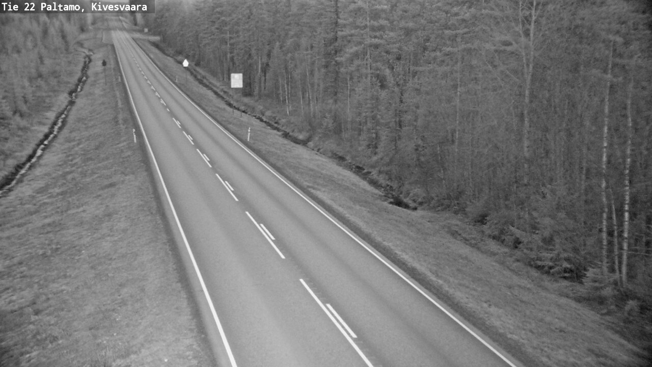 Weather Camera Image Road 22 Paltamo, Kivesvaara, Paltamo, Kainuu