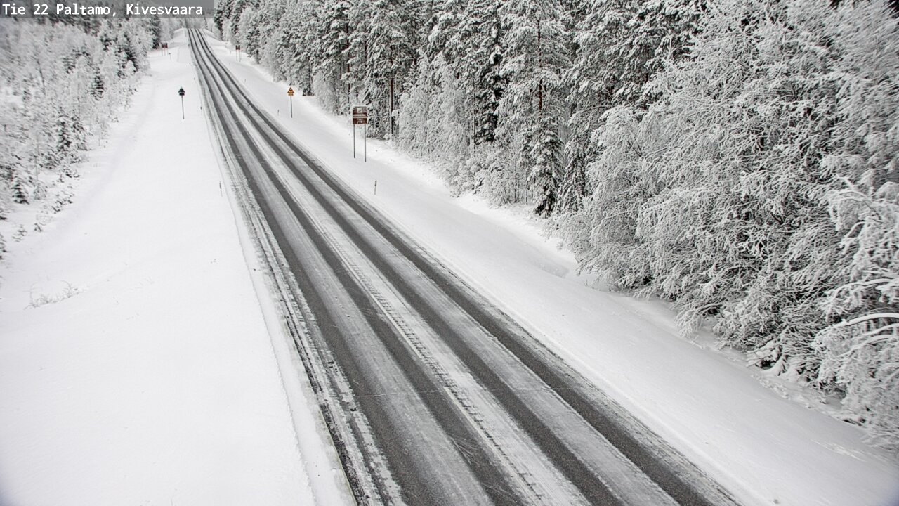 Weather Camera Image Road 22 Paltamo, Kivesvaara, Paltamo, Kainuu