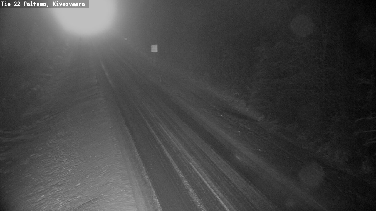 Weather Camera Image Väg 22 Paltamo, Kivesvaara, Paltamo, Kainuu