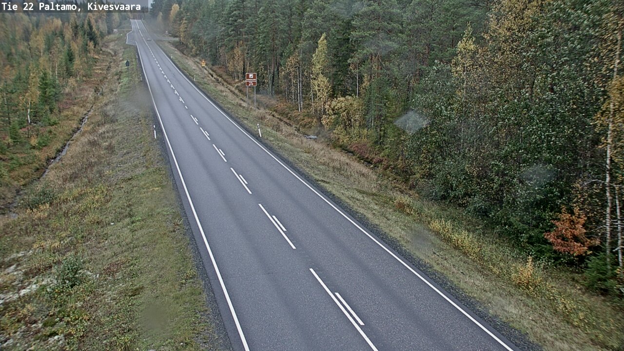 Weather Camera Image Road 22 Paltamo, Kivesvaara, Paltamo, Kainuu