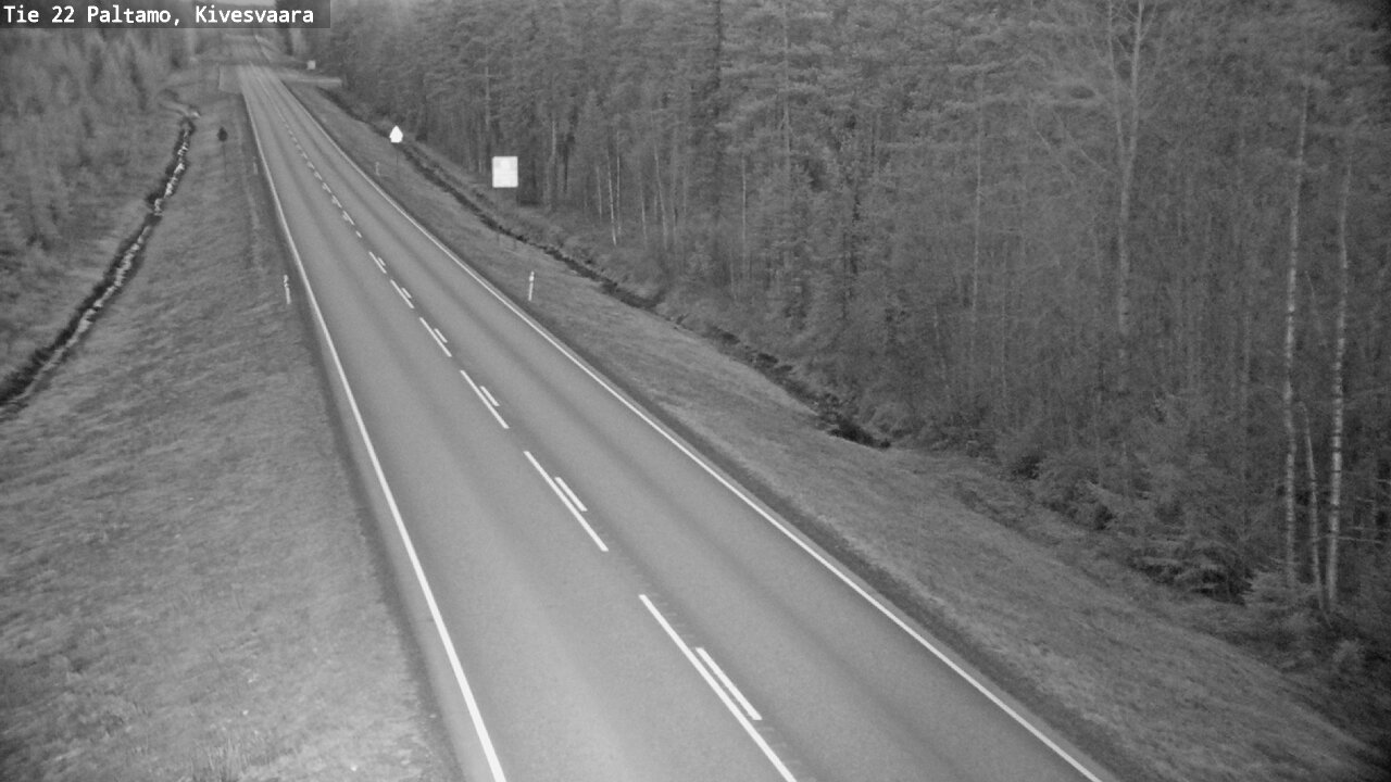 Weather Camera Image Road 22 Paltamo, Kivesvaara, Paltamo, Kainuu