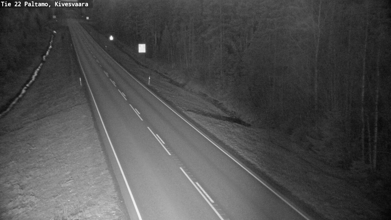 Weather Camera Image Road 22 Paltamo, Kivesvaara, Paltamo, Kainuu