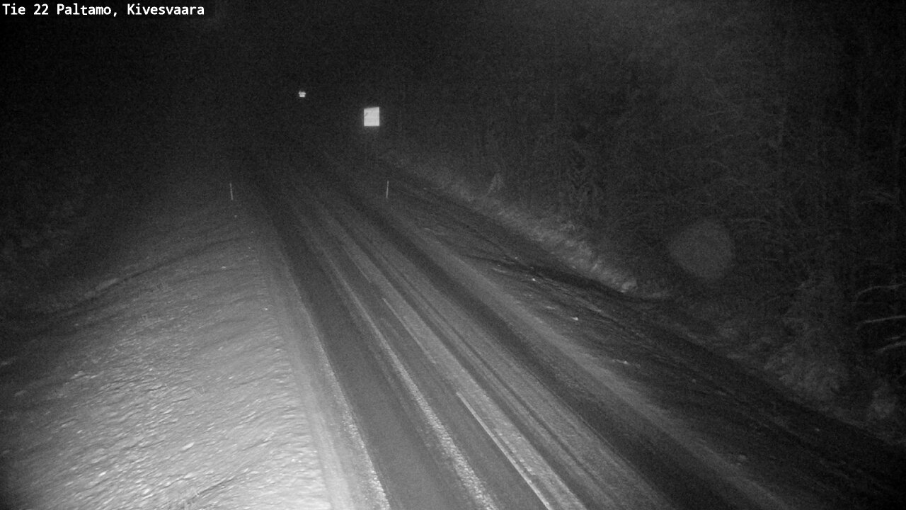 Weather Camera Image Väg 22 Paltamo, Kivesvaara, Paltamo, Kainuu