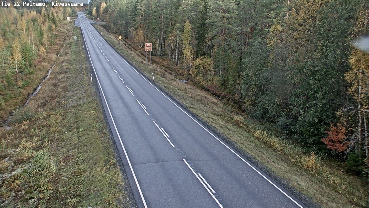 Weather Camera Image Road 22 Paltamo, Kivesvaara, Paltamo, Kainuu