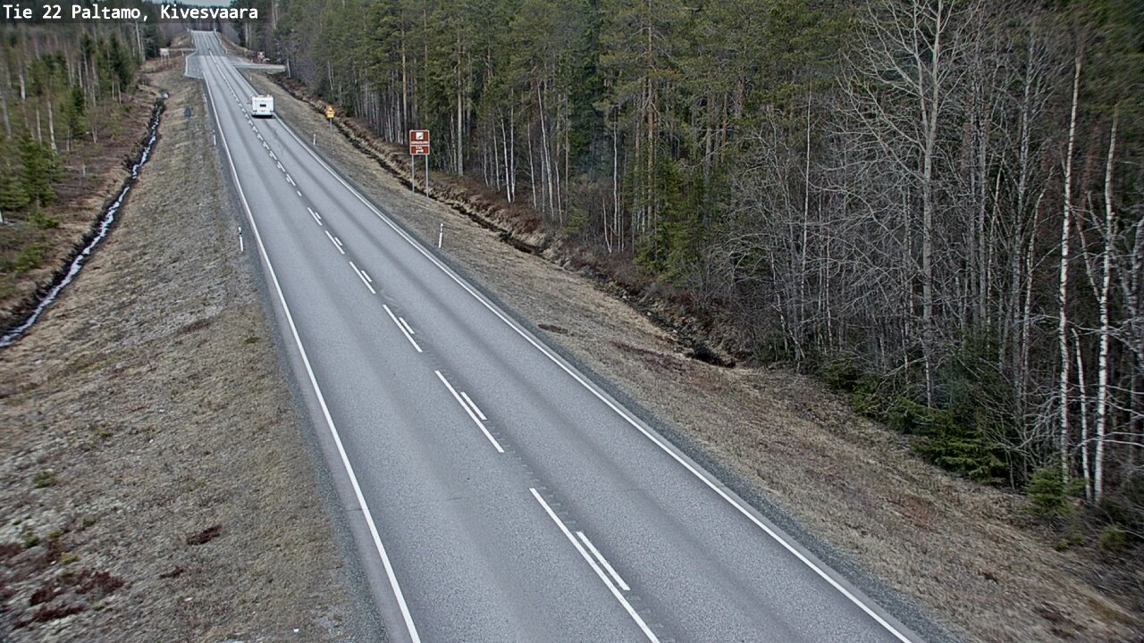Weather Camera Image Road 22 Paltamo, Kivesvaara, Paltamo, Kainuu