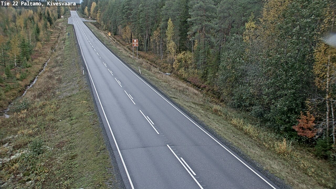 Weather Camera Image Road 22 Paltamo, Kivesvaara, Paltamo, Kainuu