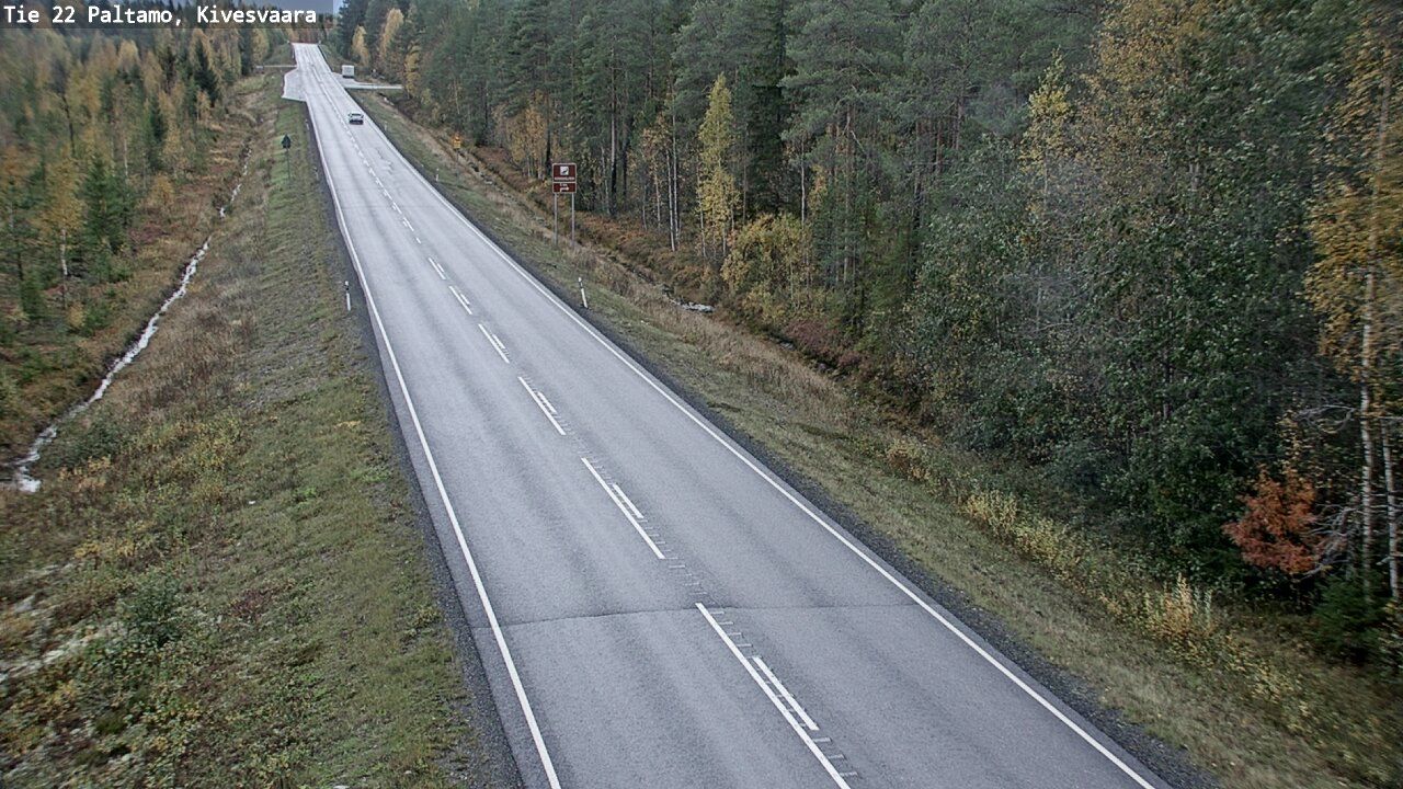 Weather Camera Image Road 22 Paltamo, Kivesvaara, Paltamo, Kainuu