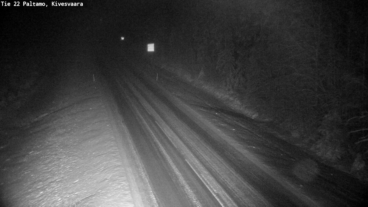 Weather Camera Image Väg 22 Paltamo, Kivesvaara, Paltamo, Kainuu