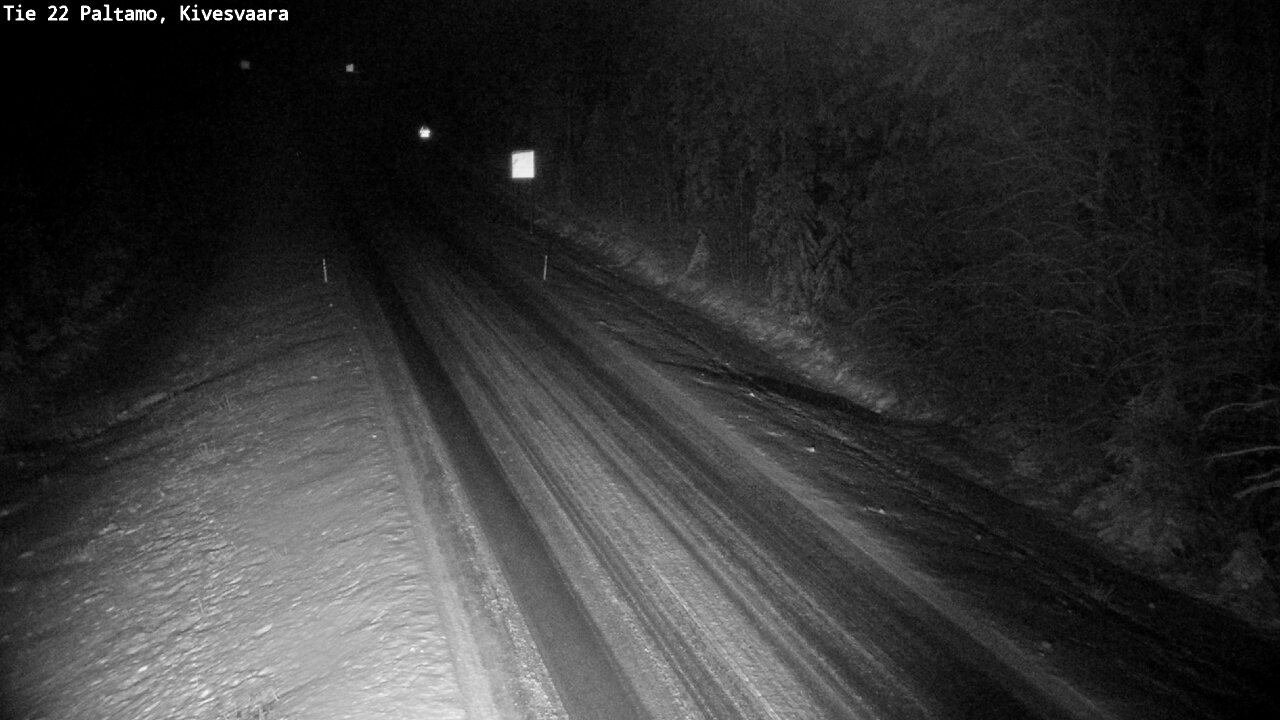Weather Camera Image Väg 22 Paltamo, Kivesvaara, Paltamo, Kainuu
