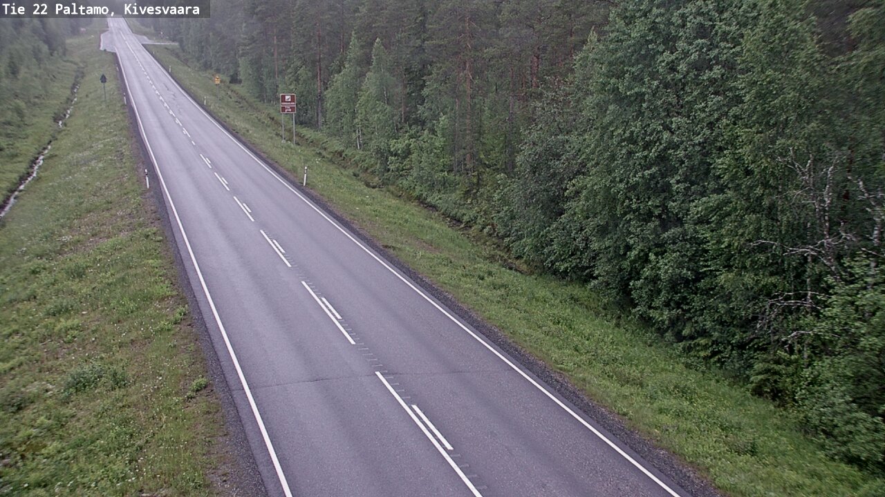 Kelikamerat Kuva Tie 22 Paltamo, Kivesvaara, Paltamo, Kainuu
