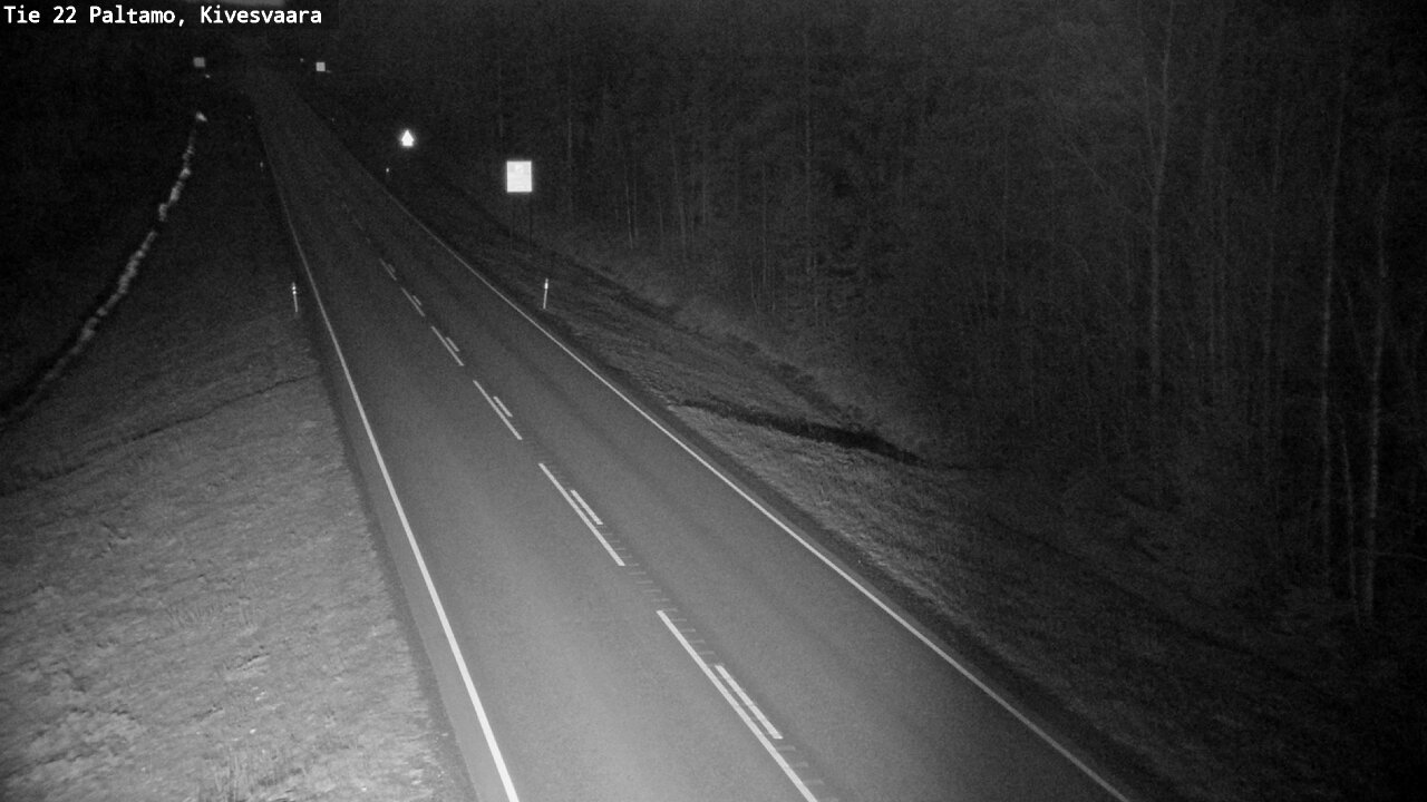 Weather Camera Image Road 22 Paltamo, Kivesvaara, Paltamo, Kainuu