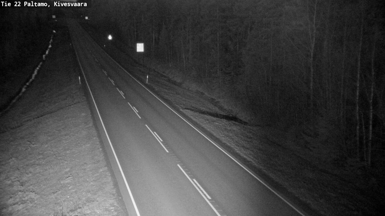 Weather Camera Image Road 22 Paltamo, Kivesvaara, Paltamo, Kainuu